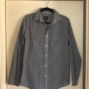H&M Slim Fit Plaid Button Down Long Sleeve Casual Shirt M
